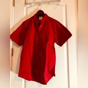 HP Red Casual Button Down Shirt